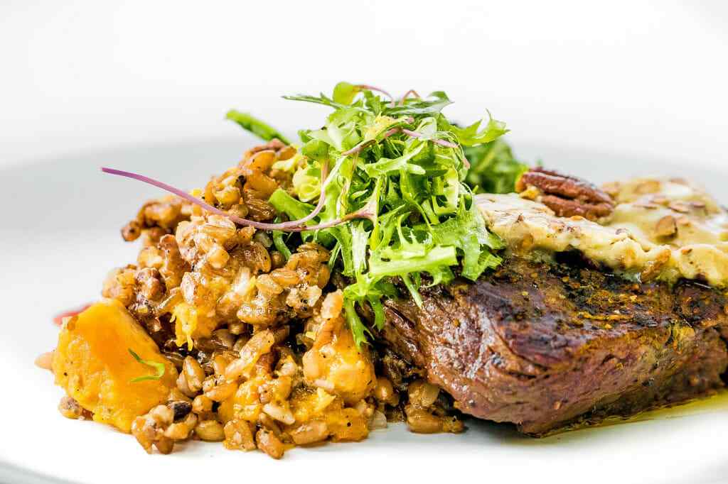 Vegan Pecan Spelt Risotto